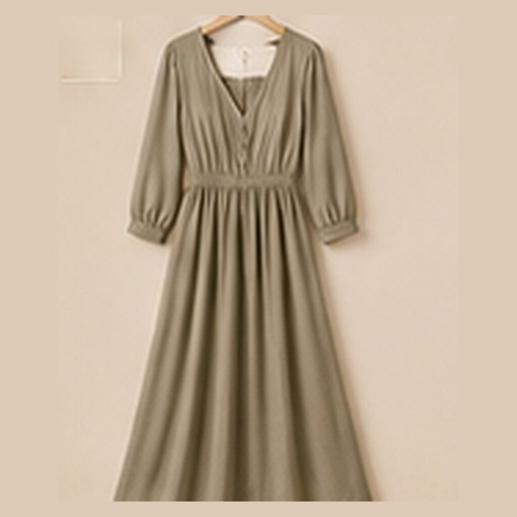 Relaxed Fit Midi Dress