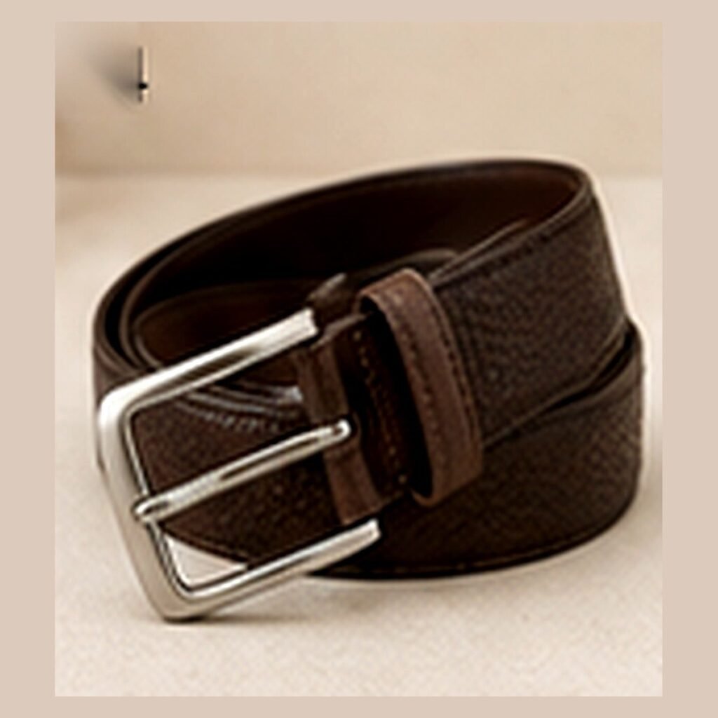 Textured Casual Buckle Belt