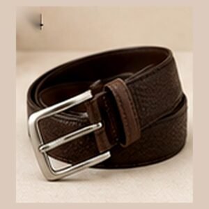 Textured Casual Buckle Belt