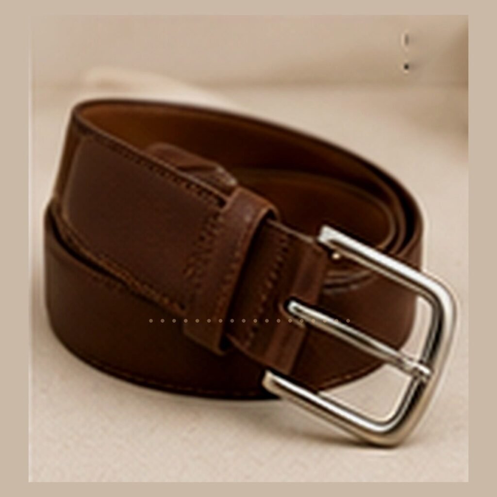 Stitched Edge Casual Belt